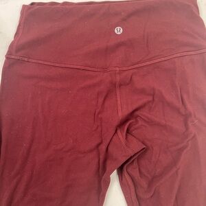 lululemon athletica Burgundy Leggings
